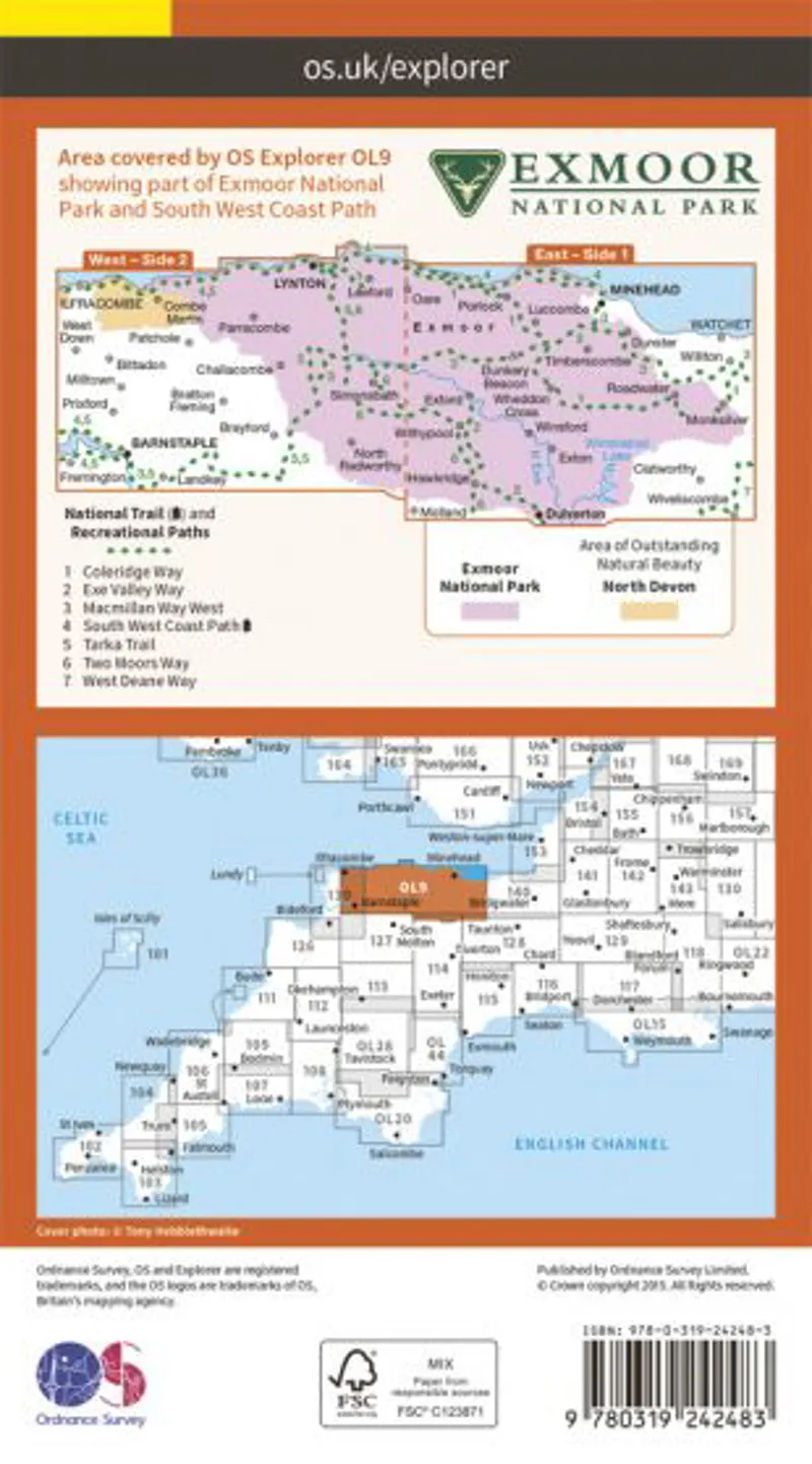 OS Explorer Map 0L9 - Exmoor-2